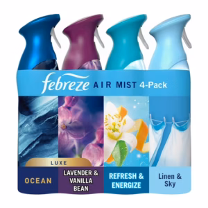 Febreze Air Effects Spray, Mixed Scent, 4 ct., 35.2 oz – Long-Lasting Freshness