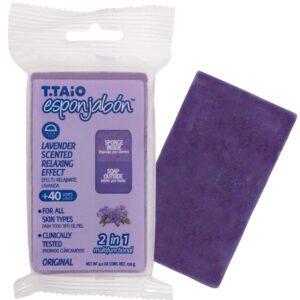 EsponJabon Lavender Soap – Relaxing & Soothing Bath Sponge