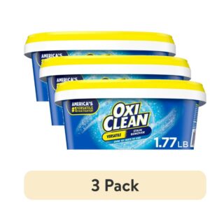 OxiClean 3 Pack – Laundry & Home Stain Remover Powder, 1.77 lb Bottles