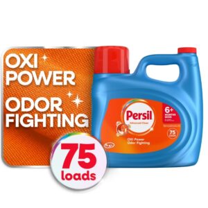 Persil Advanced Clean Liquid Laundry Detergent, Oxi + Odor, Original, 126 fl oz, 75 Loads